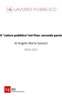 Valore Pubblico seconda parte